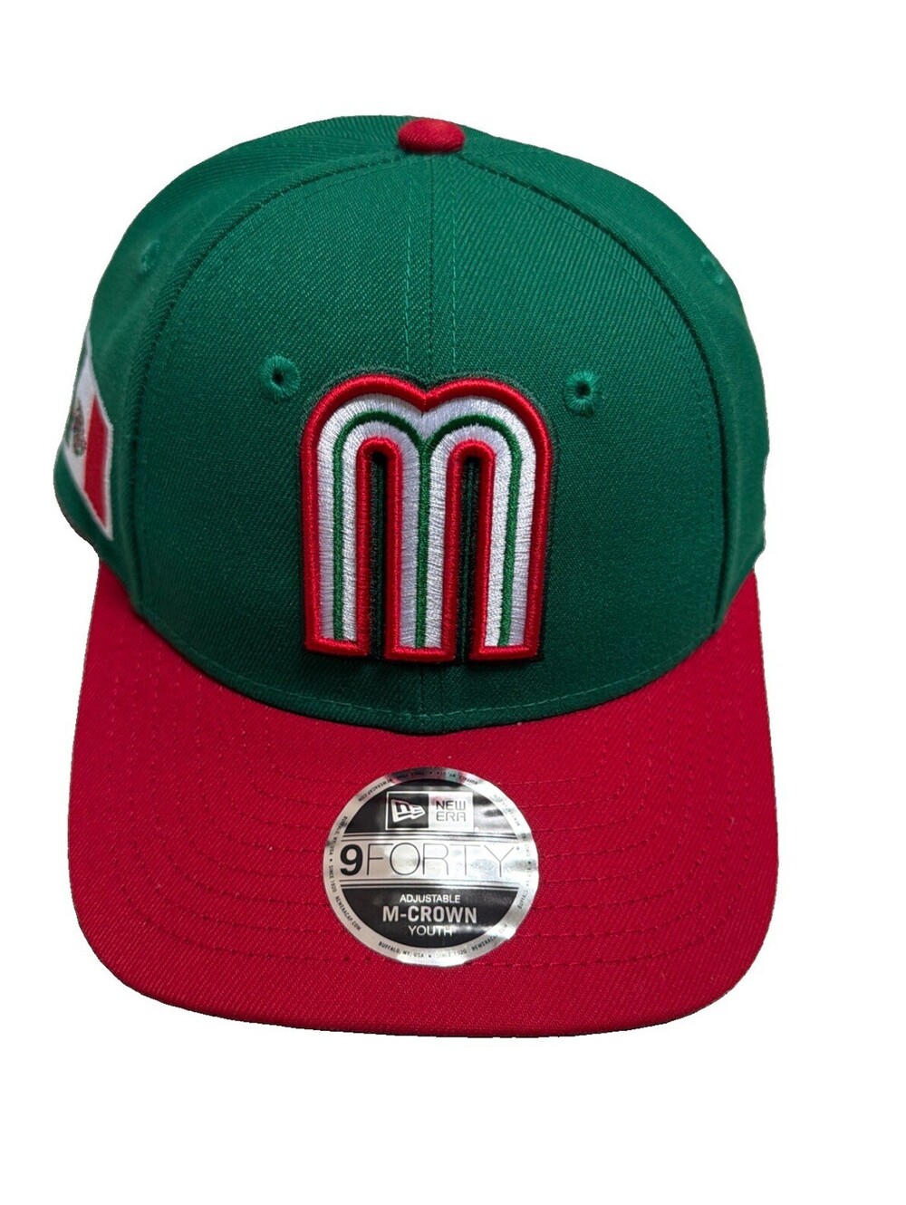Mexico Fitted Hat M-Crown Youth New Era 59FIFTY World Baseball Classic NWT - Picture 2 of 9